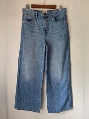 Madewell Super Wide Leg Jeans, Size 30